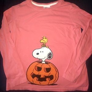 Hanna Andersson Girls Sz 12 “Peanuts”Halloween Tee